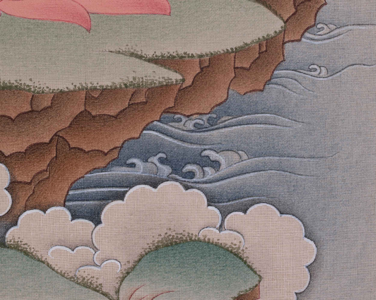 Vajrasattva Spiritual Art | Purification and Wisdom Deity