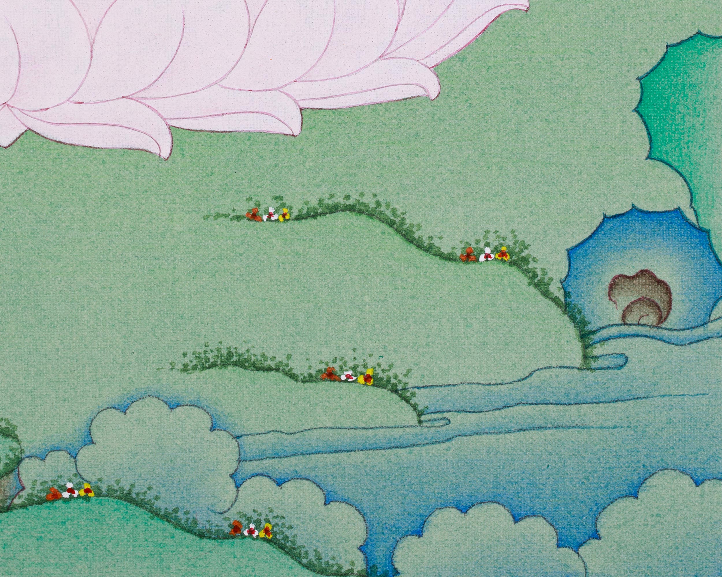 Healing Buddha Bhaisajyaguru Thangka | Deity of Health & Purification