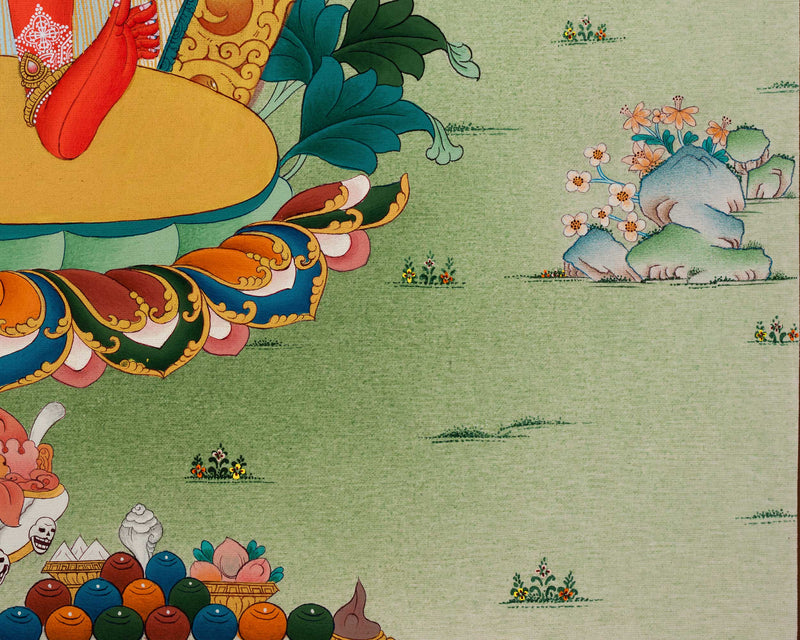 Yumka Dechen Gyalmo Thangka | Dakini thangka | High Quality Thangka Print