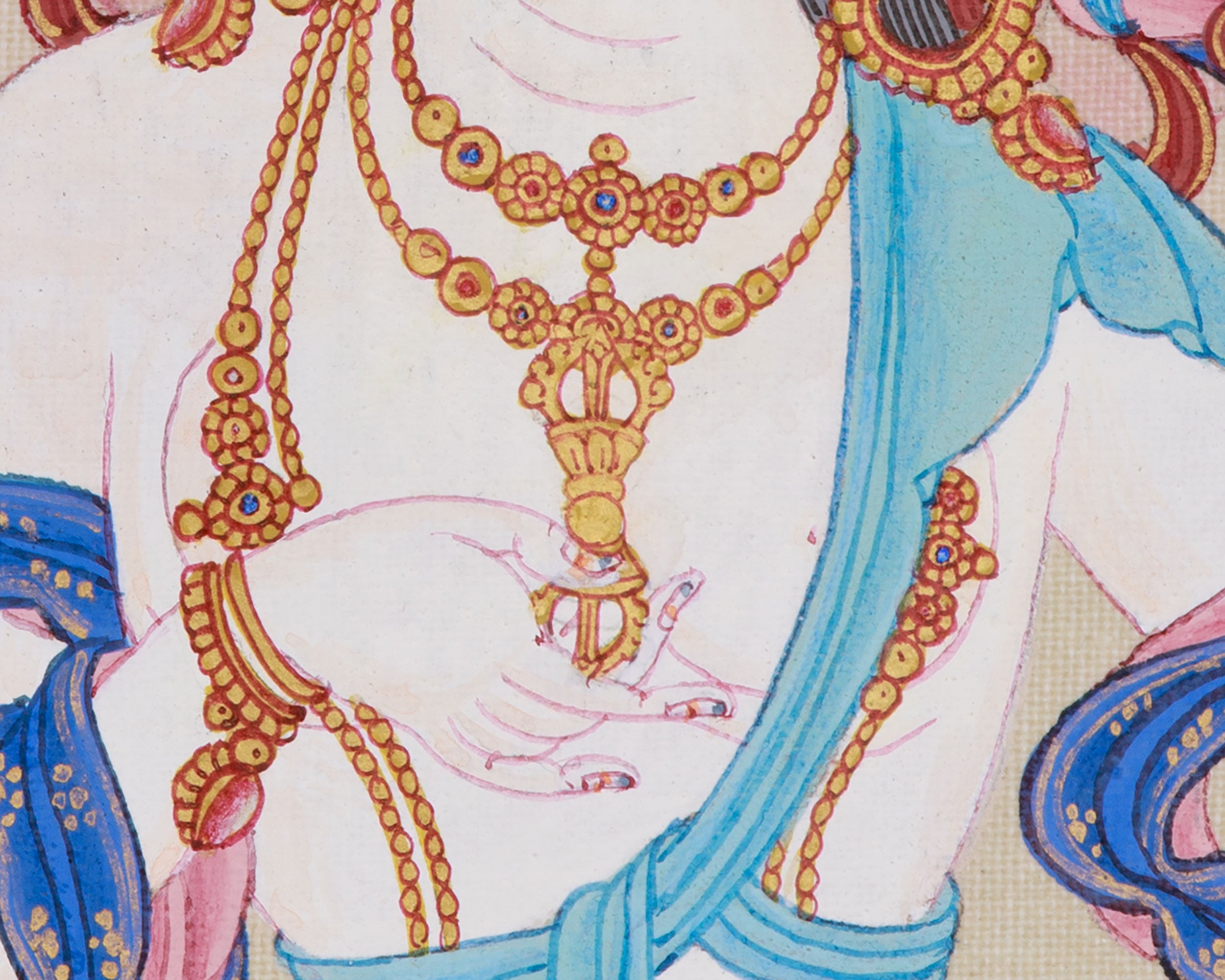 Vajrasattva Symbol of Purification Thangka | Enlightened Deity