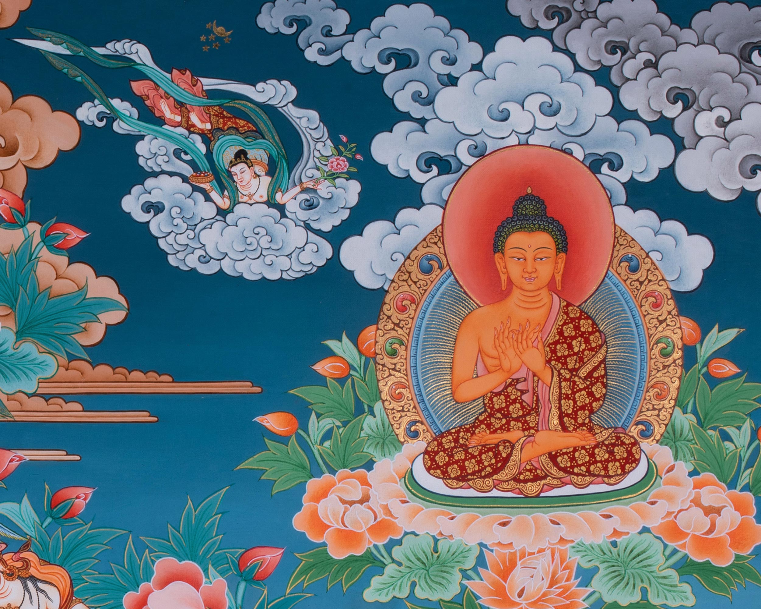 Enlightened Siddhartha Gautama | Buddha with His Disciples
