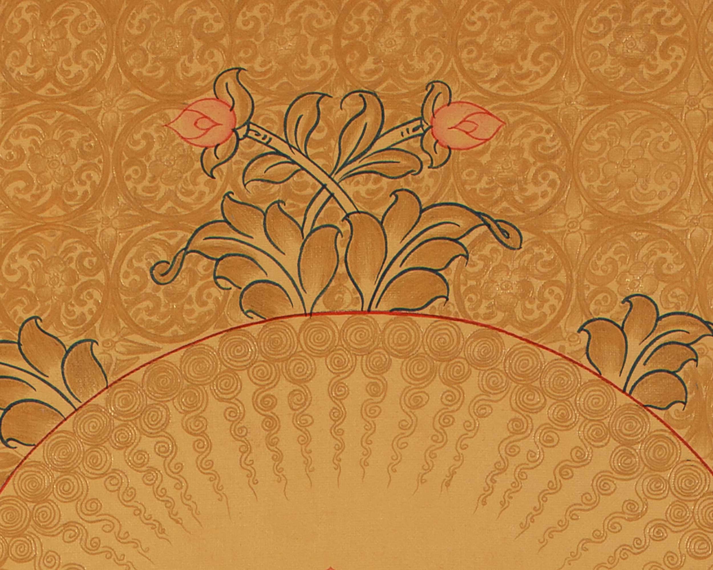 Shakyamuni Buddha Thangka Painting | Wall Hanging Decor