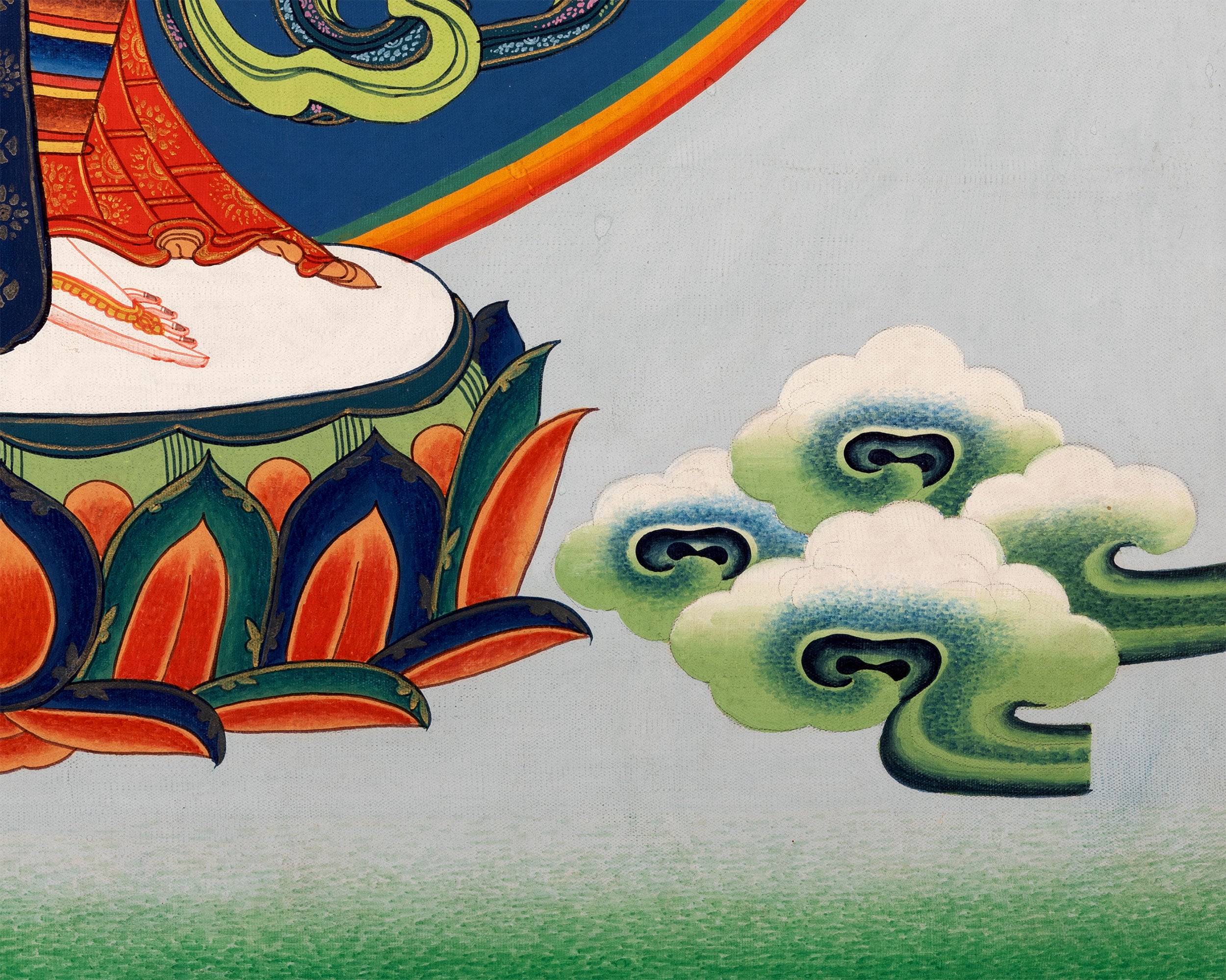 Avalokiteshvara Chenresig Thangka | Tibetan Traditional Painting | Wall Hanging Decors