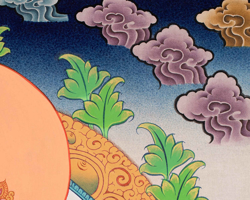 Vajradhara with Union Thangka | The Primordial Buddha | Union of Wisdom and Compassion