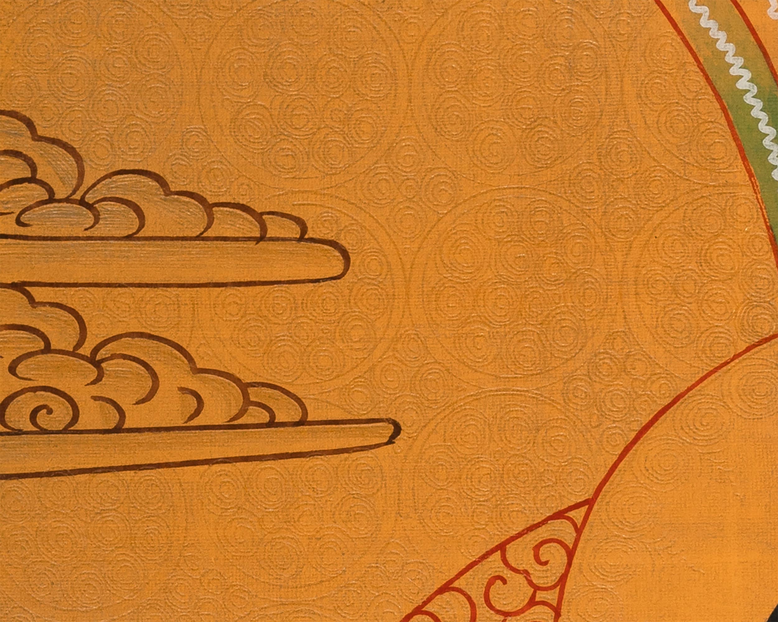 Traditional Amitabha Buddha Thangka | Buddha of Infinite Light and Compassion