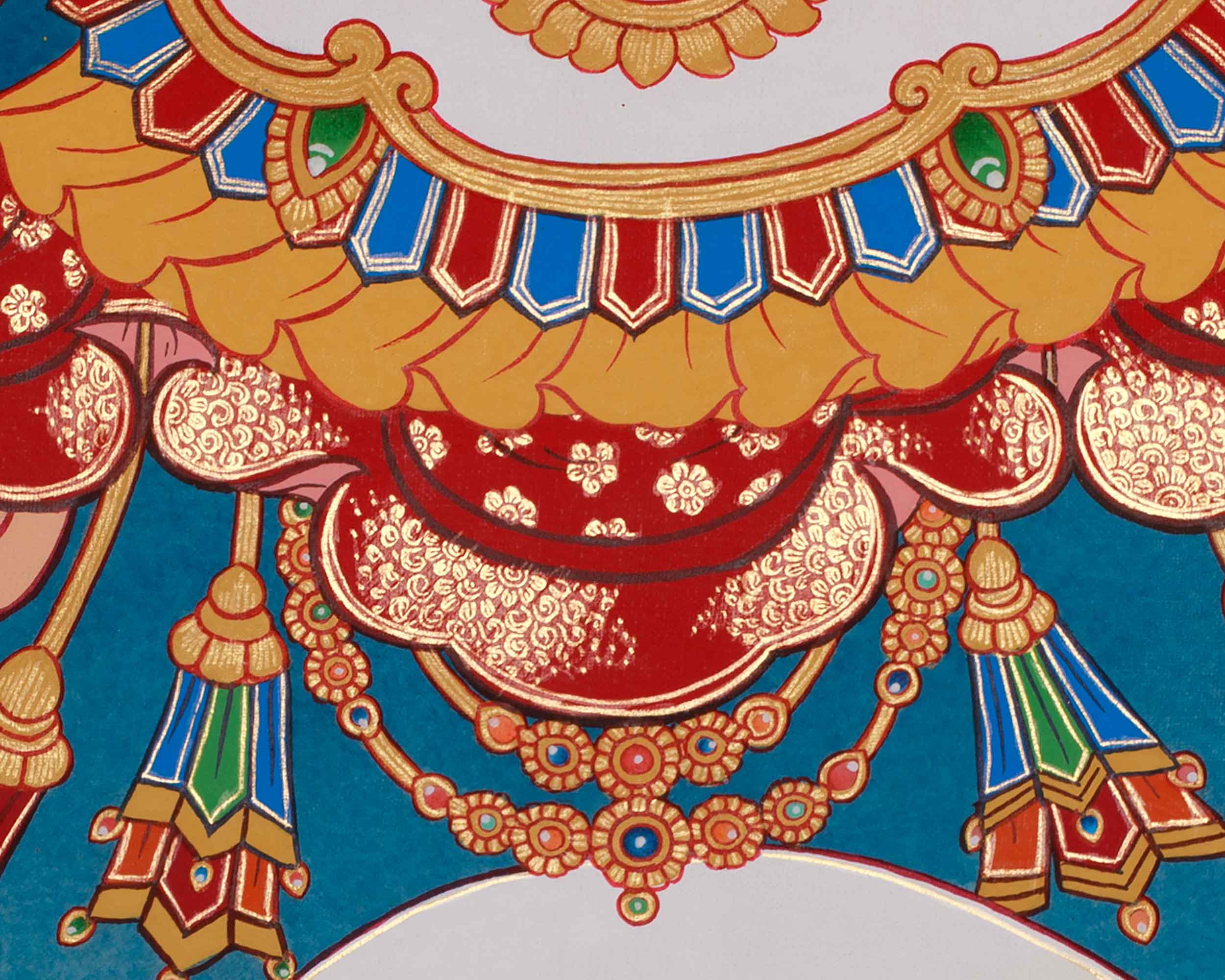 30 Inch Goddess of Dawn, Marichi | Spiritual Artwork of Light and Protection