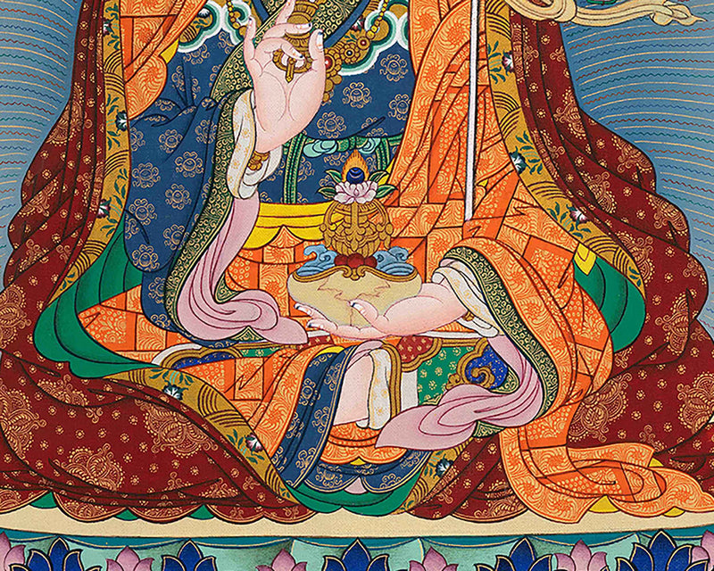 High Quality Guru Rinpoche Canvas Print | Buddhist Guru Padmasambhava Art | Elevate Your Sacred Space