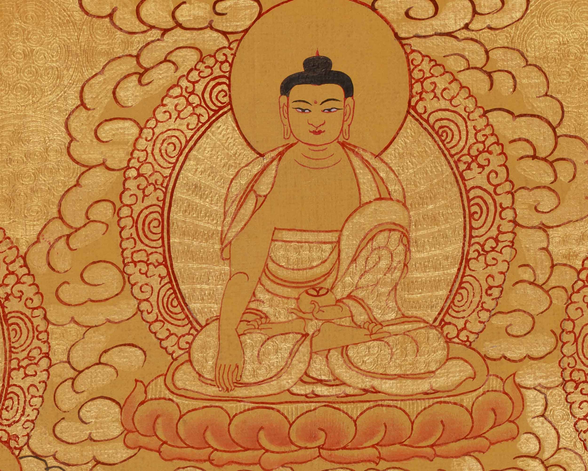 Handmade White Tara Thangka | Bodhisattva of Compassion and Lifelong Wellness