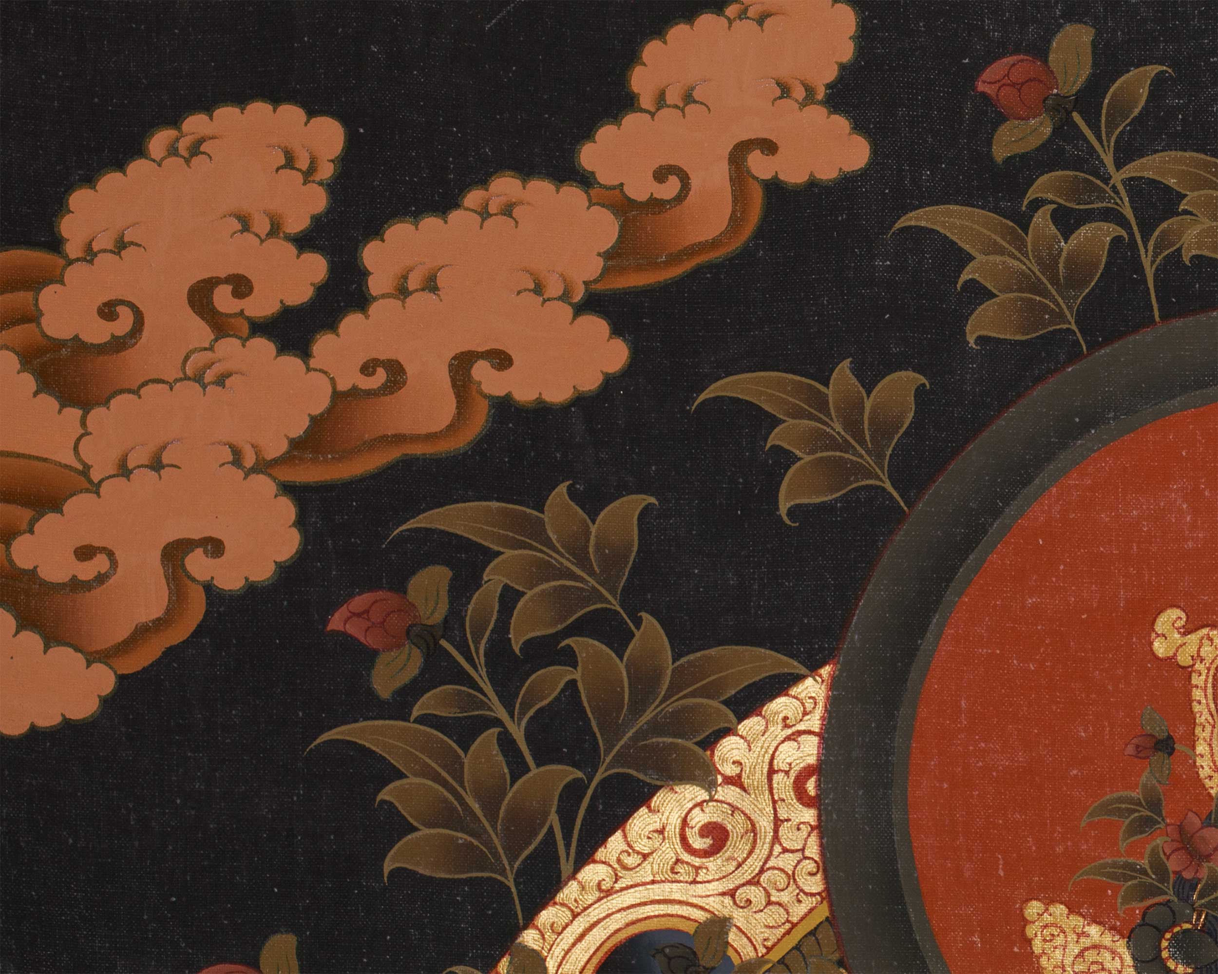 25-Inch Green Tara Painting | A Divine Symbol of Compassion and Protection