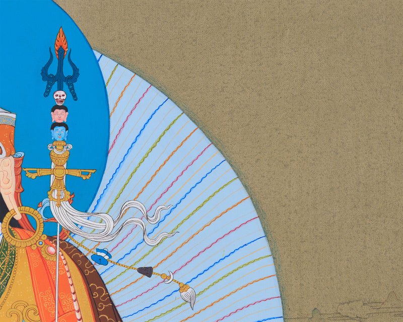 Padmasambhava: The Second Buddha Thangka | Detailed Artwork of Guru Rinpoche ( includes Consecration charges)