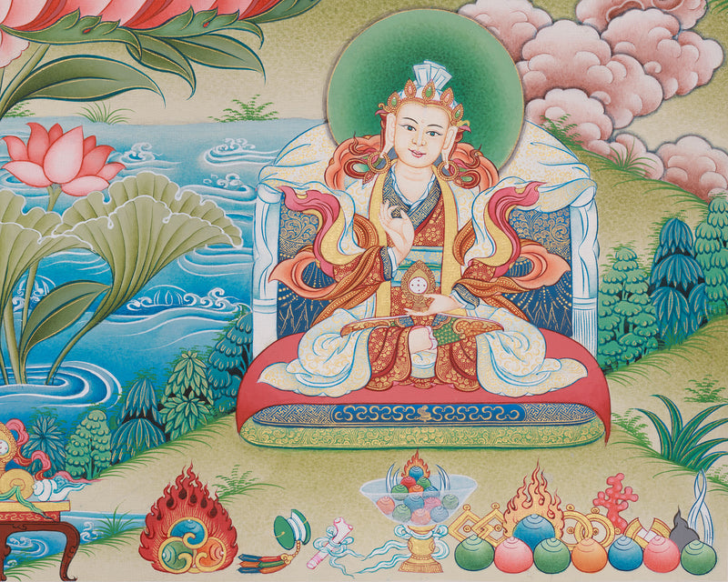 Guru Rinpoche, Padmasambhava Canvas Print | Lotus-Born Master | Buddhist Masters