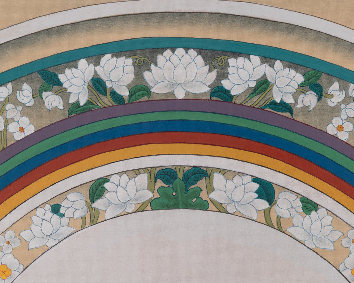 White Tara Goddess Thangka | Revered Female Buddha in Tibetan Buddhism