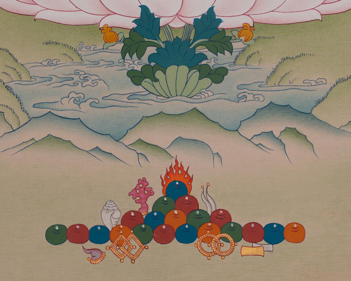Authentic Chenrezig Thangka | Compassion Buddha Sacred Artwork
