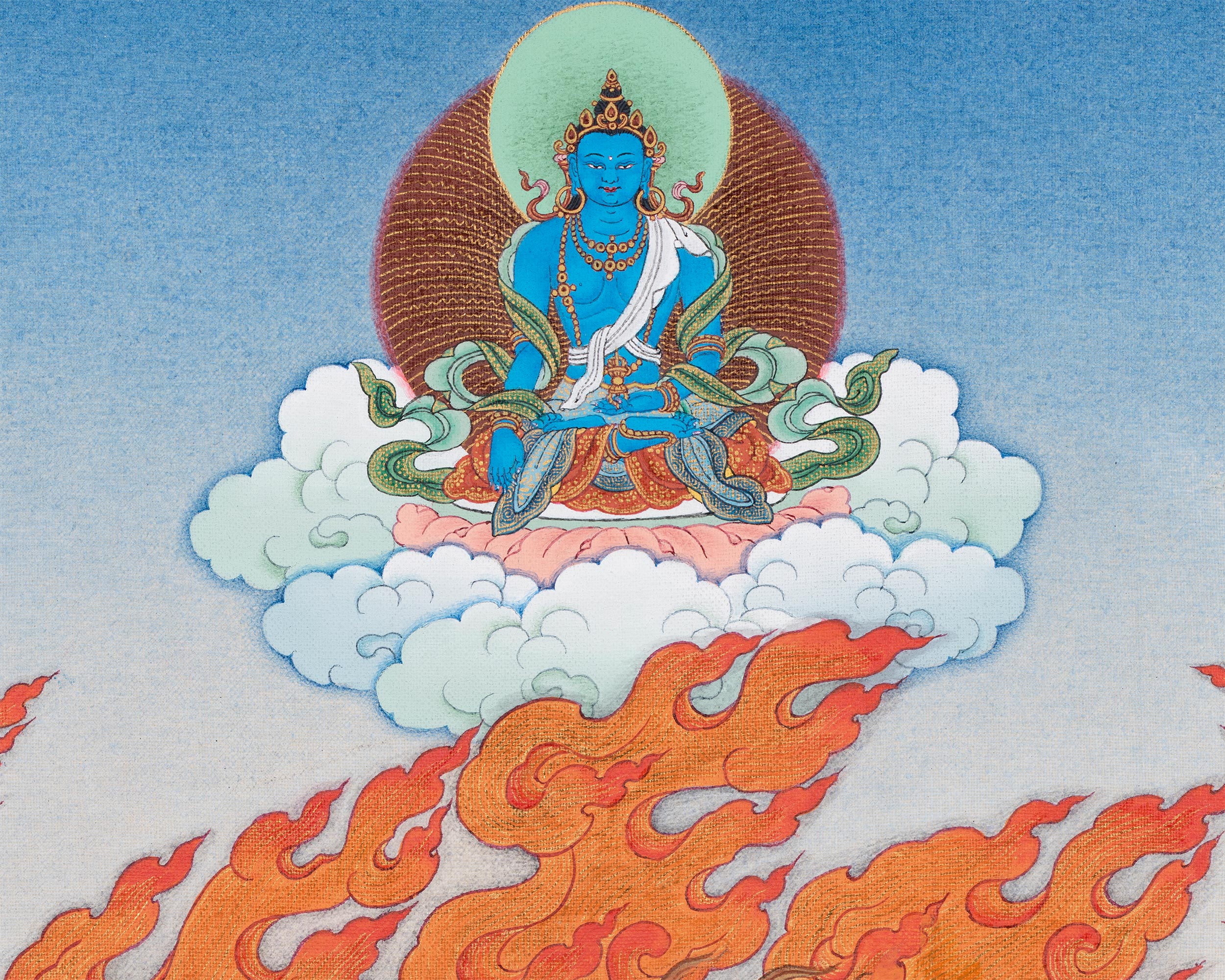 Troma Nagmo Thangka Print | Wrathful Dakini of Ultimate Transformation