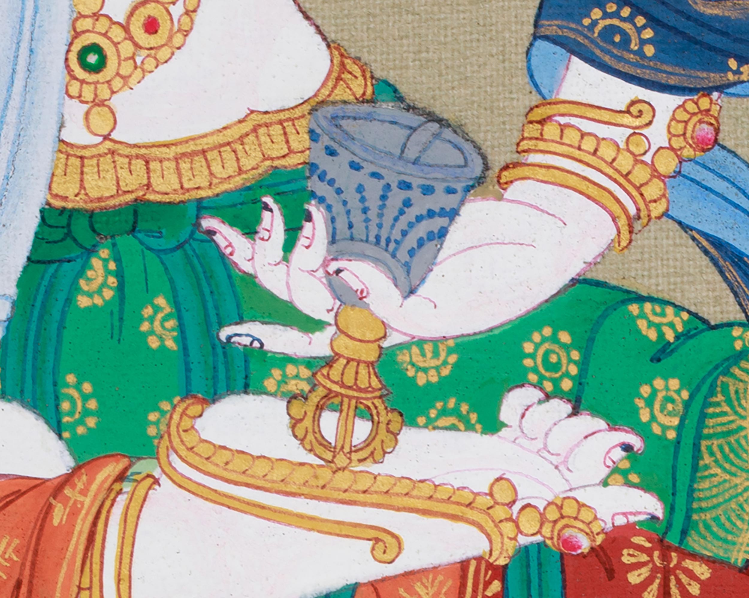 Divine Purifier Deity Vajrasattva Thangka | Dorje Sempa Art