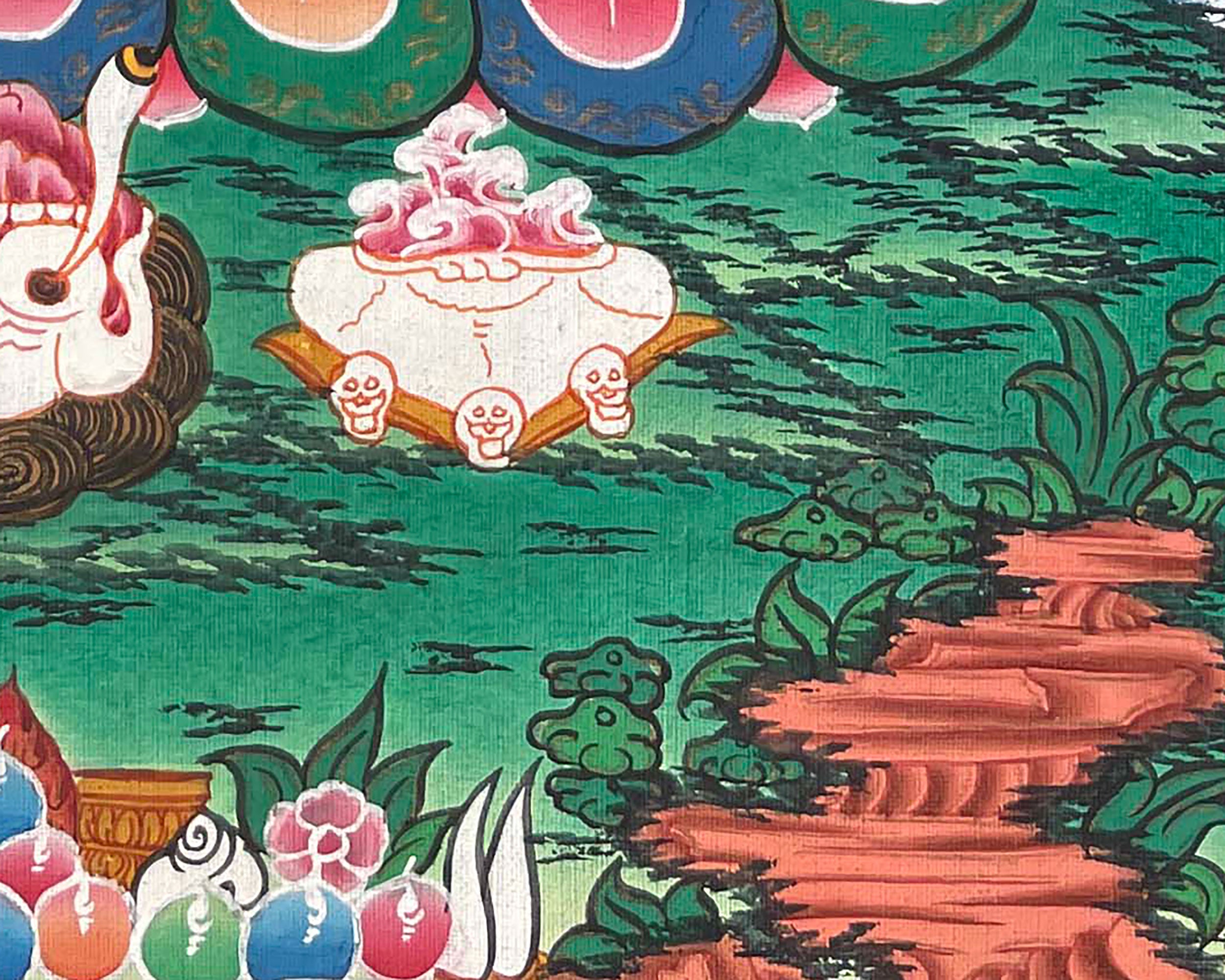 Wrathful Deity, Vajrapani Thangka | The Dharma Protector