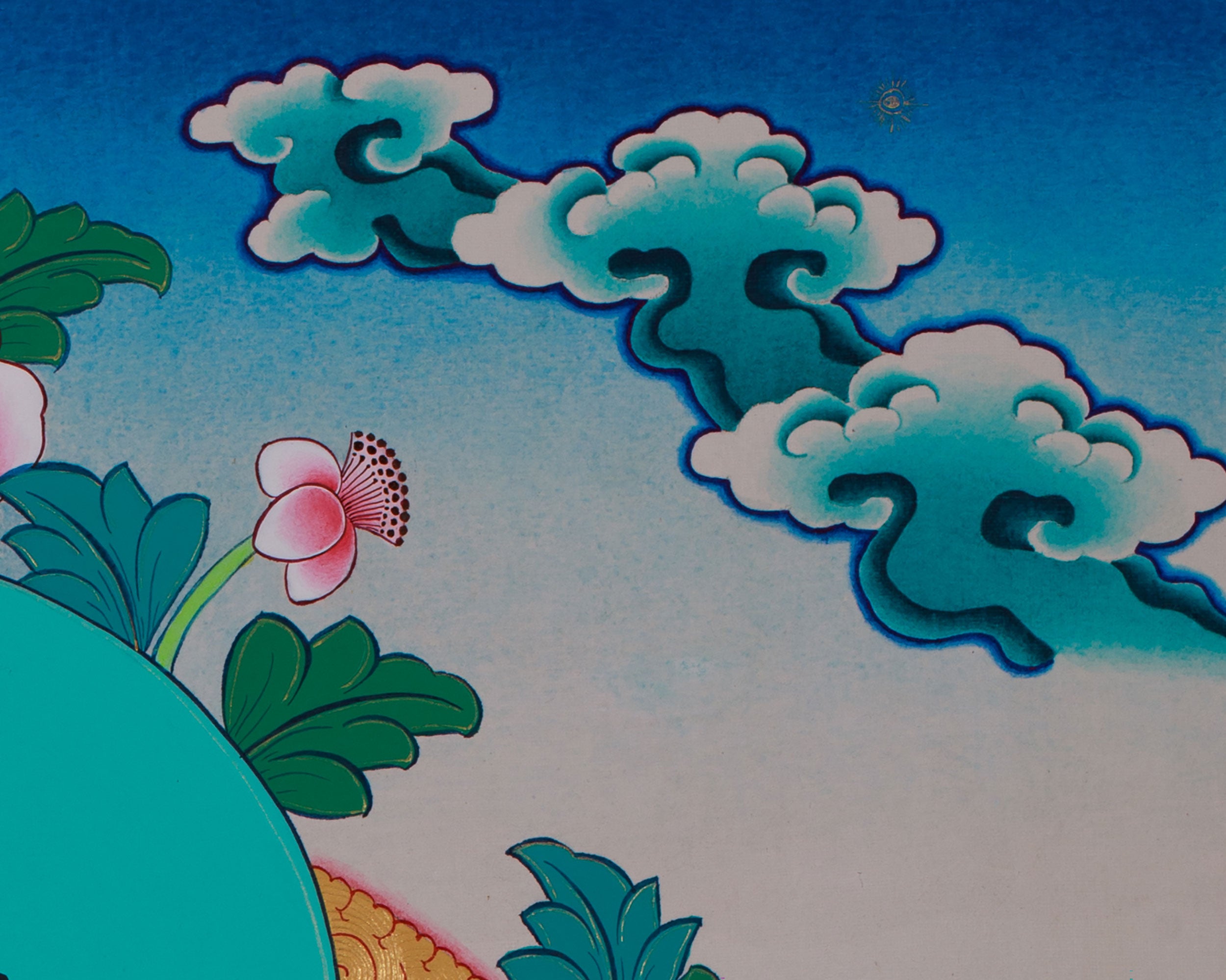 Bhaisajyaguru, Healing Buddha Thangka | Tibetan Buddhist Art