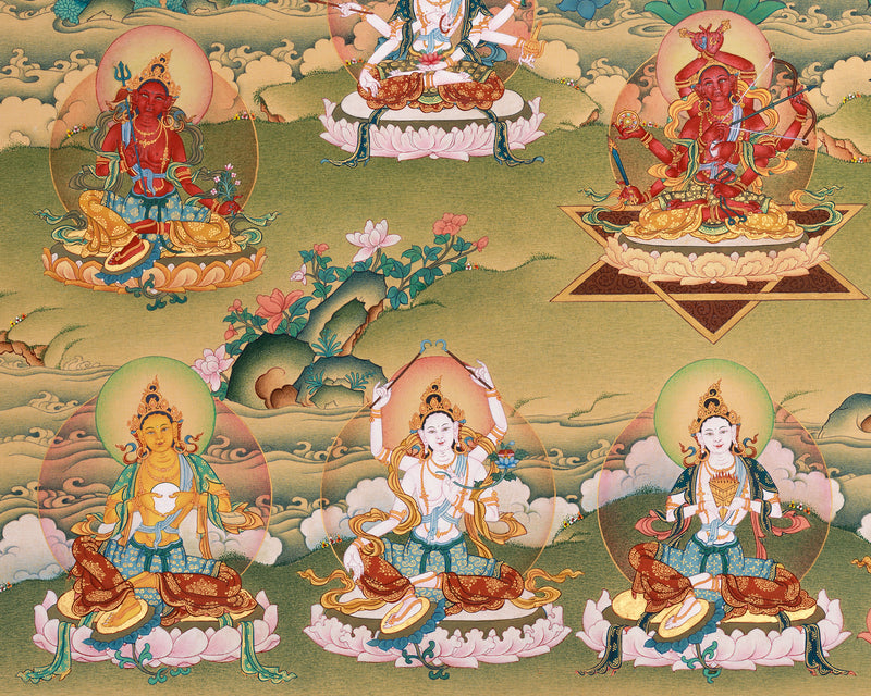 Suryagupta’s 21 Taras Thangka | Manifestations of Compassion and Protection