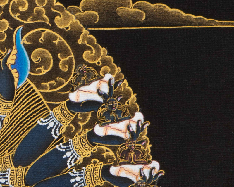 Yidam Hevajra Thangka | Thangka For Your Divine Protection | Hand-Painted Artwork