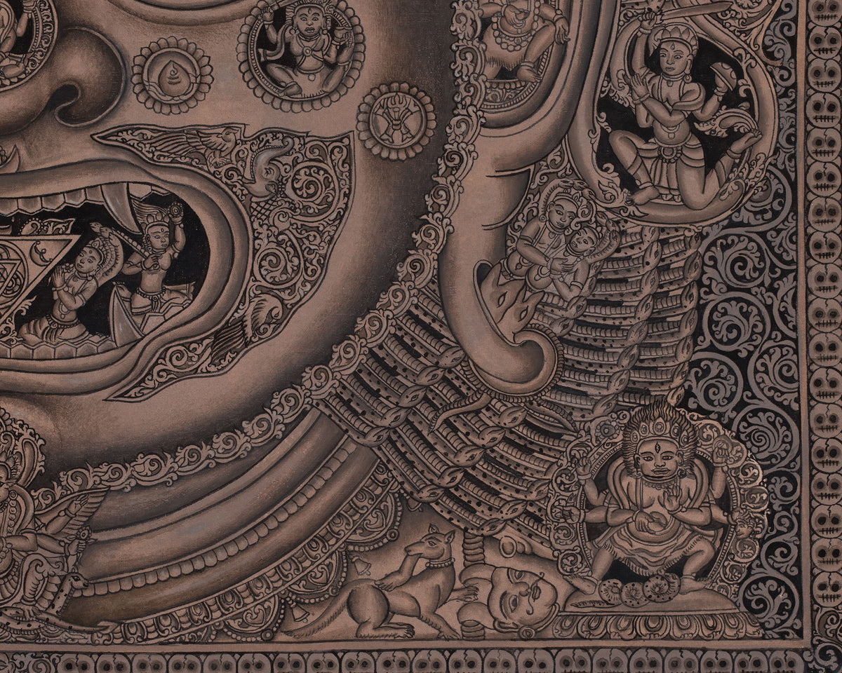 Bhairav Thangka | The Fierce Manifestation of Shiva