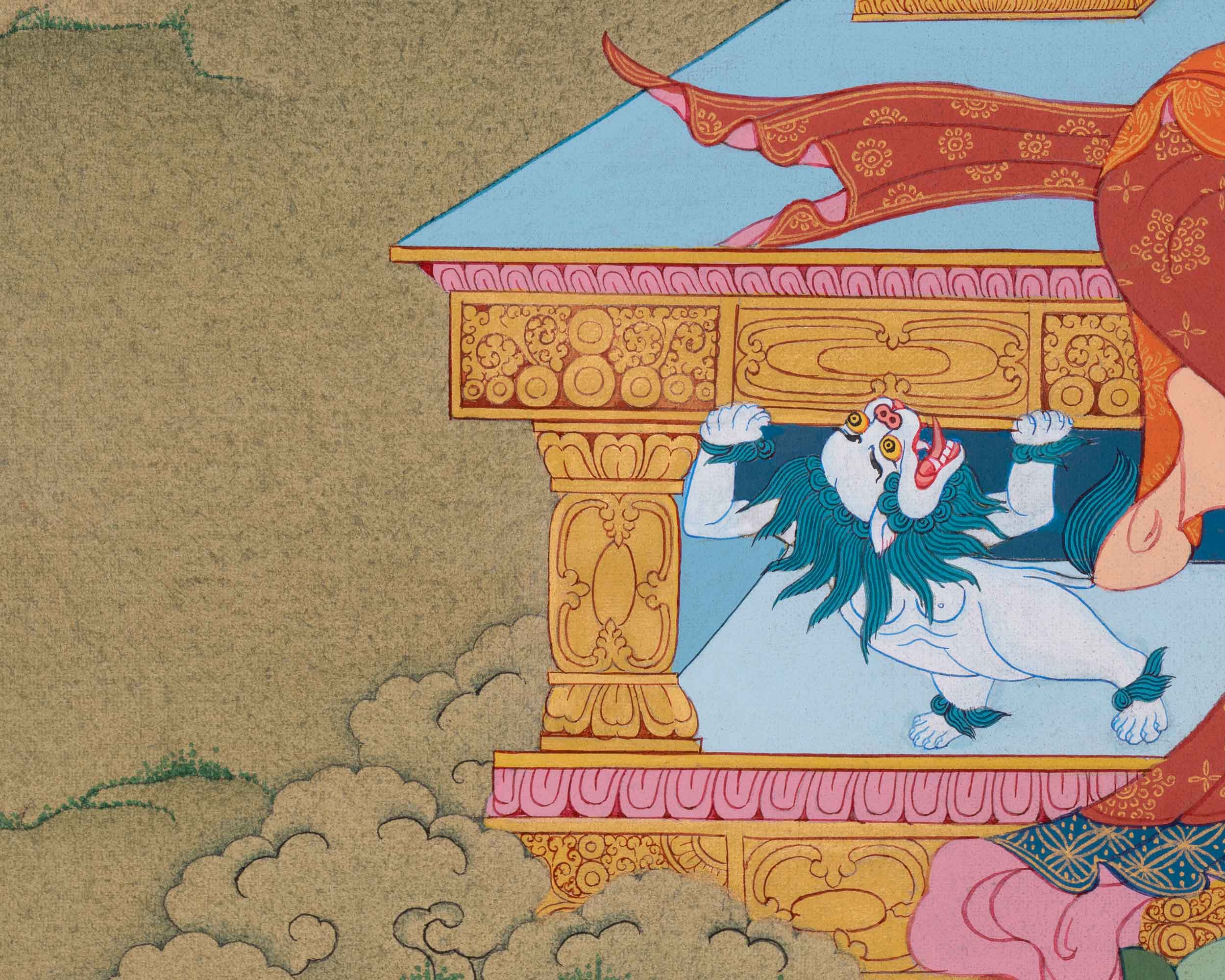 Maitreya Buddha Thangka Art | Guidance Towards Enlightenment and Compassion