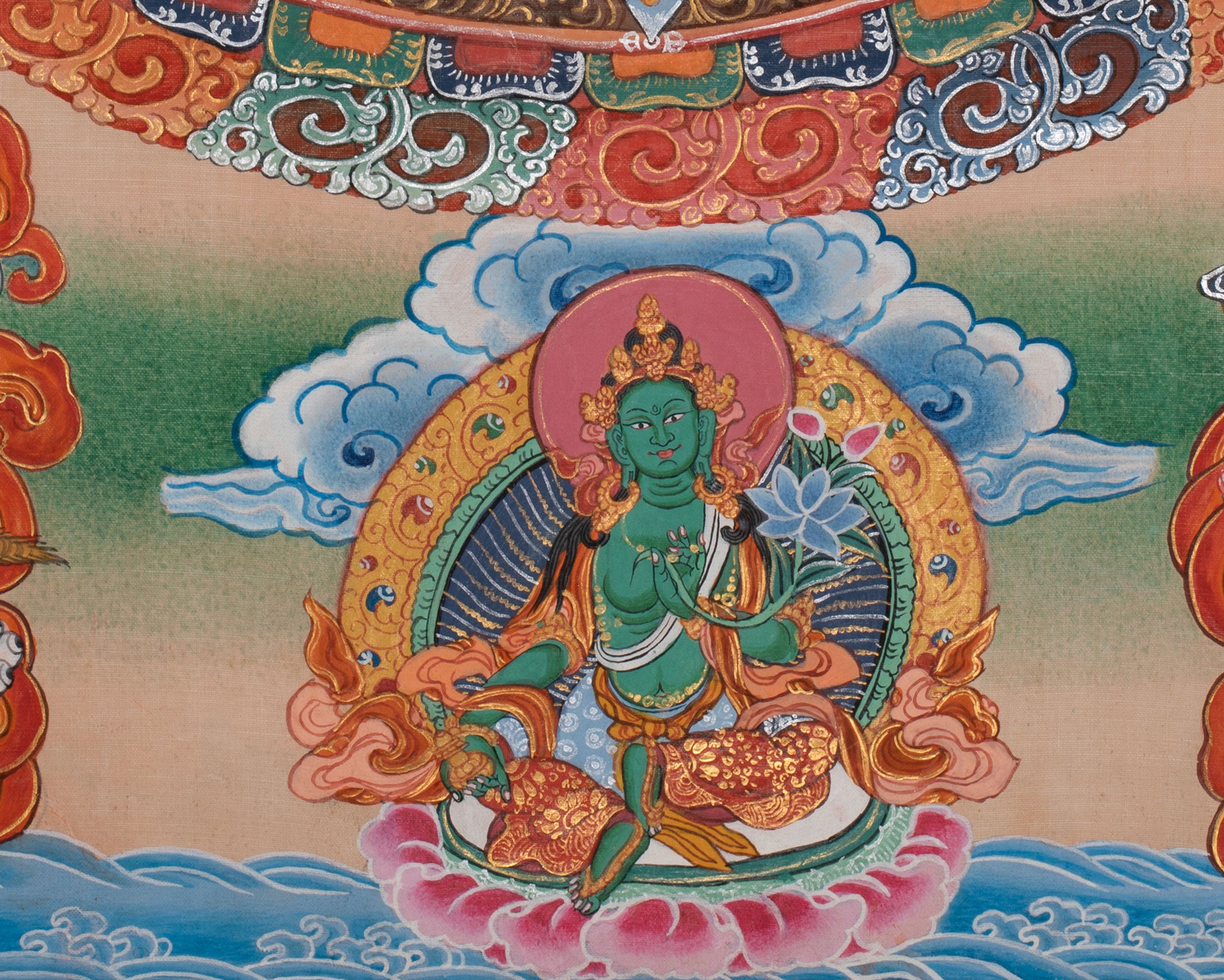 Colorful Mandala Thangka | Unique Tibetan Thanka