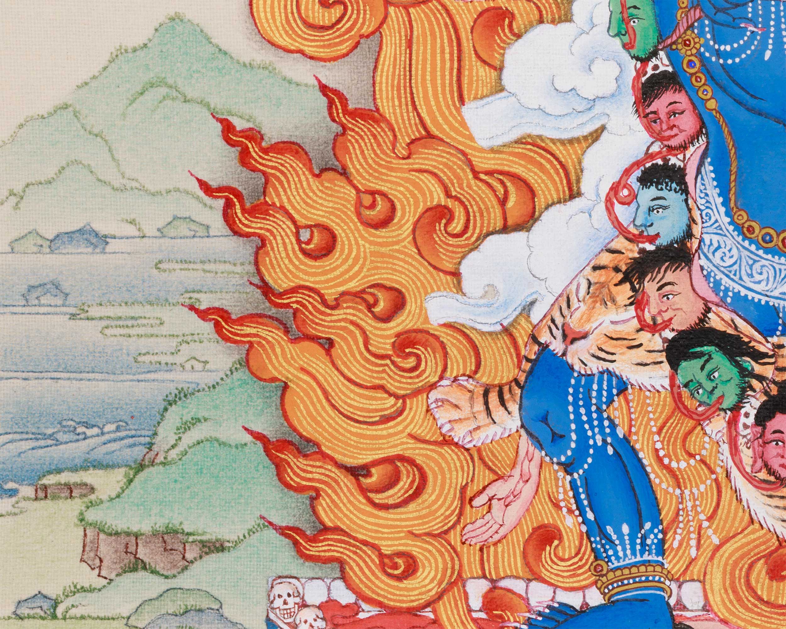 Wrathful Ekajati Thangka | One-Eyed Guardian Deity of Enlightenment