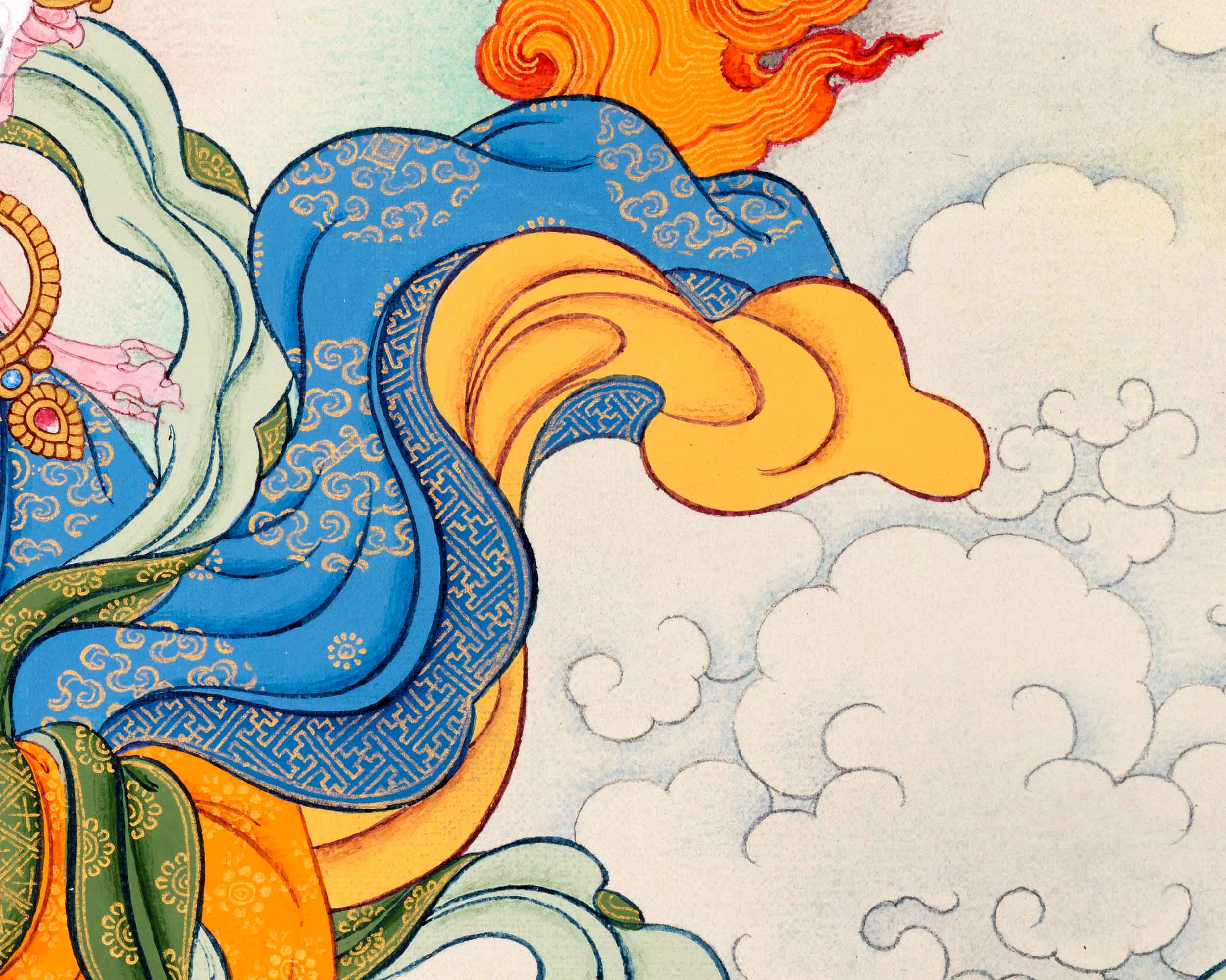 Achi Chokyi Drolma Thangka | Protector of Souls | Hand Painted Traditional Artwork