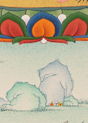 Hand-Painted Himalayan Thangka For Kurukulla Mantra Pratice | Traditional Tibetan Dakini Art
