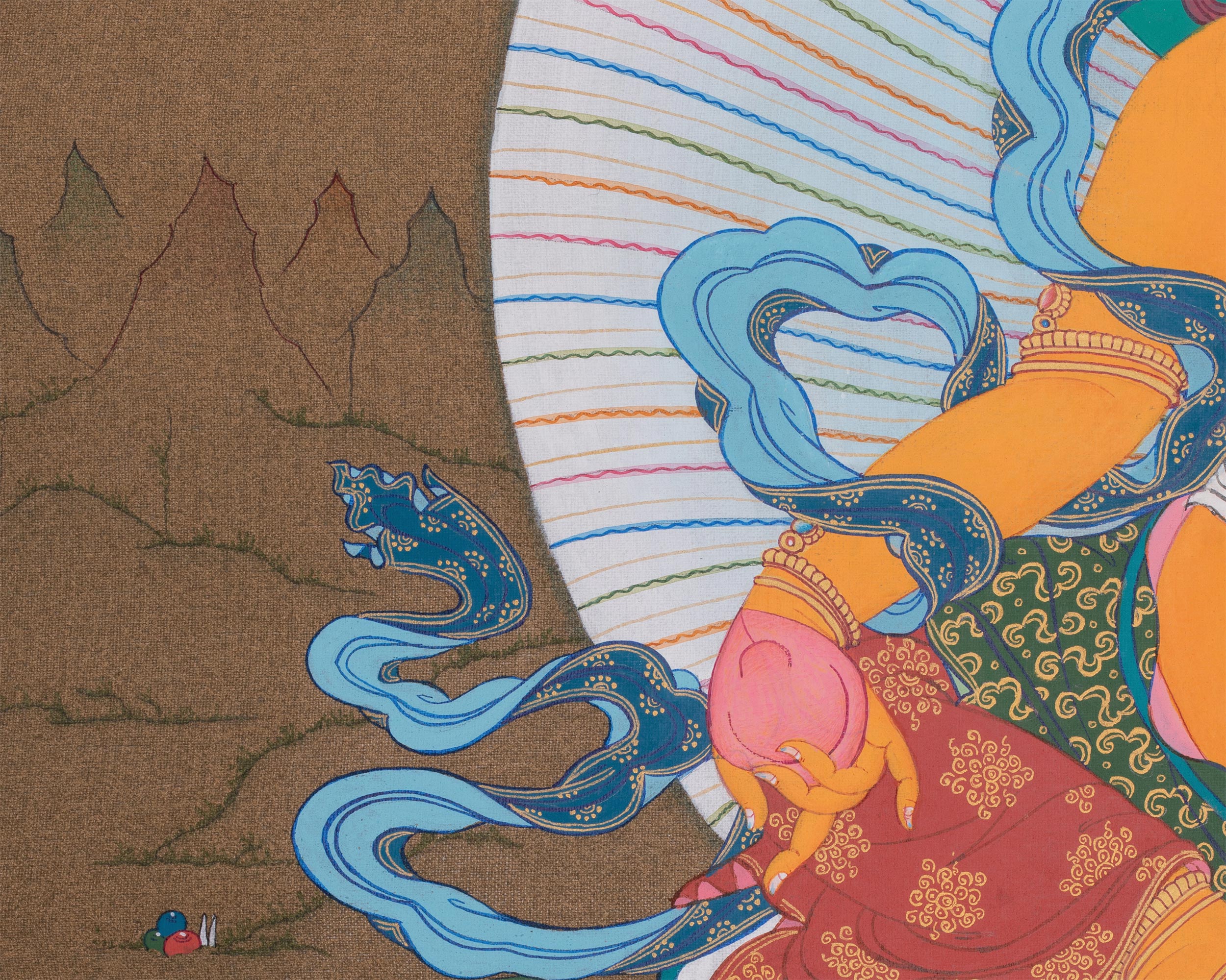 Deity of Wealth Dzambhala Thangka | A Powerful Tool for Wealth and Success
