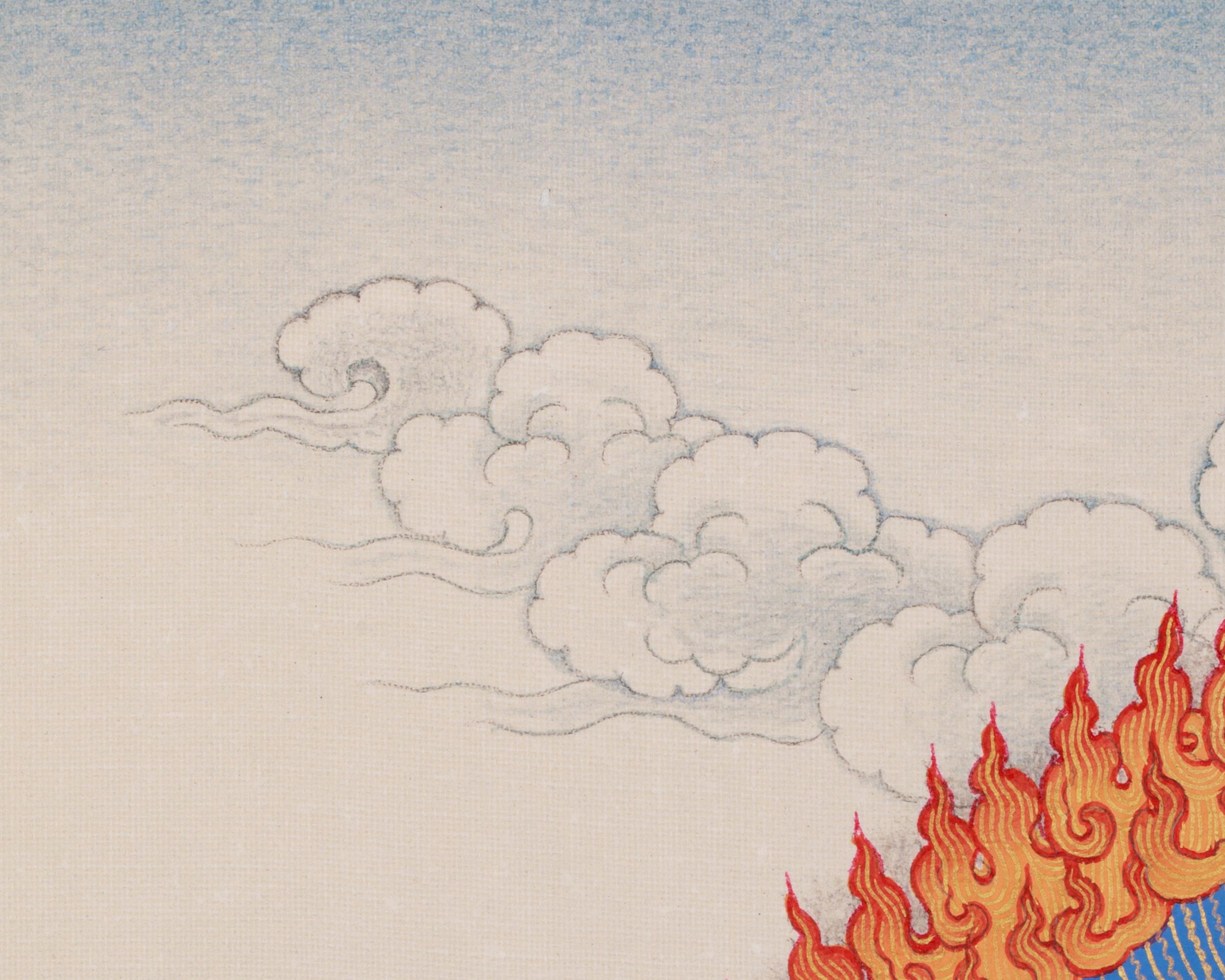 33 cm Kurukulla Artwork | Tibetan Goddess of Love, Magnetism, and Enchantment