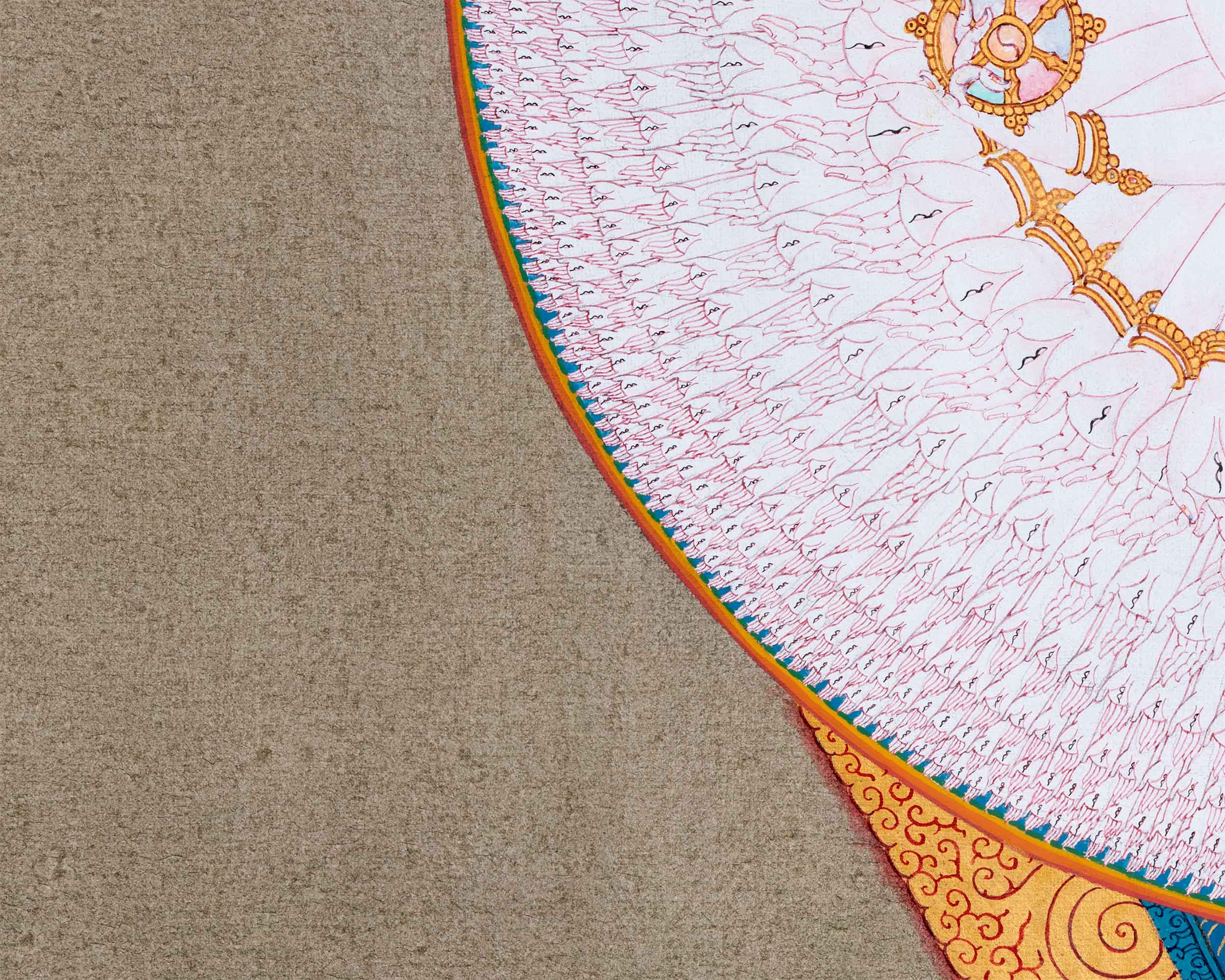 Buddha of Compassion, The 1000 Armed Chenrezig | Thangka for Meditation Practice