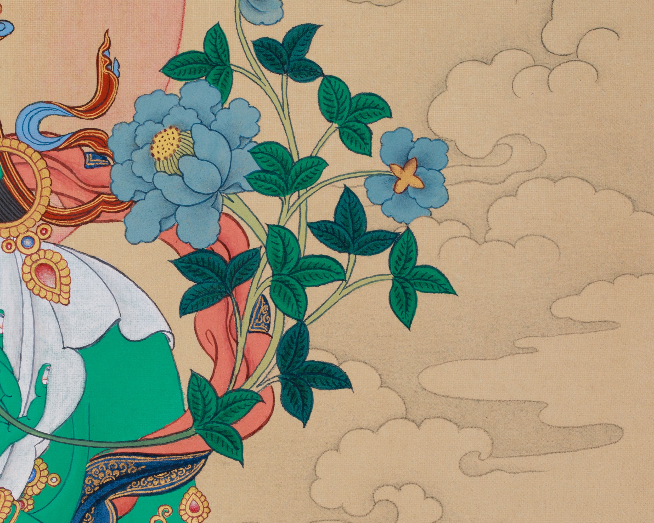 Protector Green Tara Thangka | A Powerful Goddess of Compassion and Spiritual Guidance
