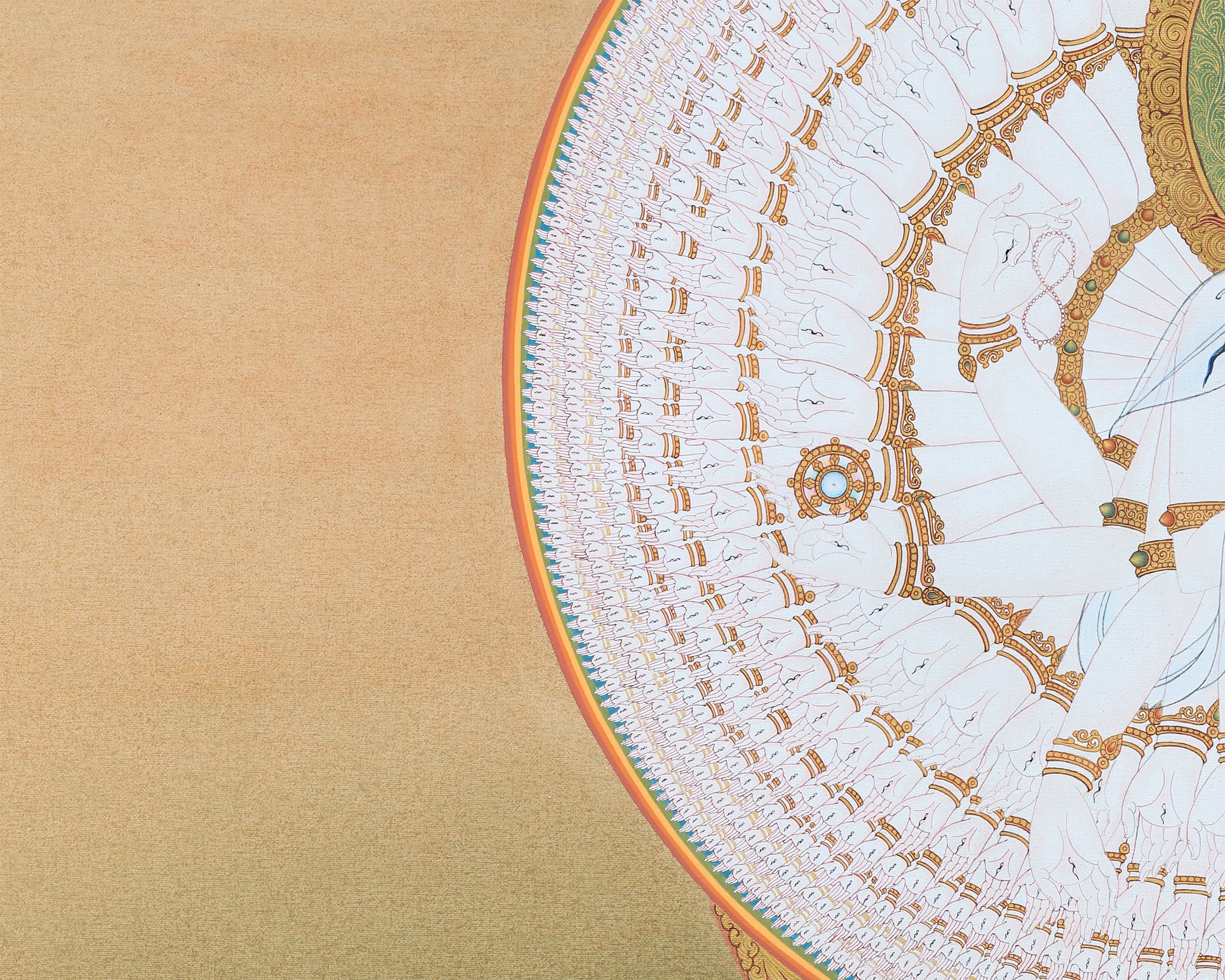 A Sacred High-Quality 1000-Armed Chenrezig Print | Symbol of Mercy and Compassion