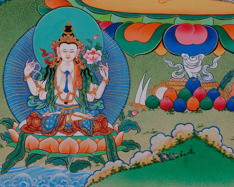 Vajrapani Thangka | Sacred Symbol of Power and Protection