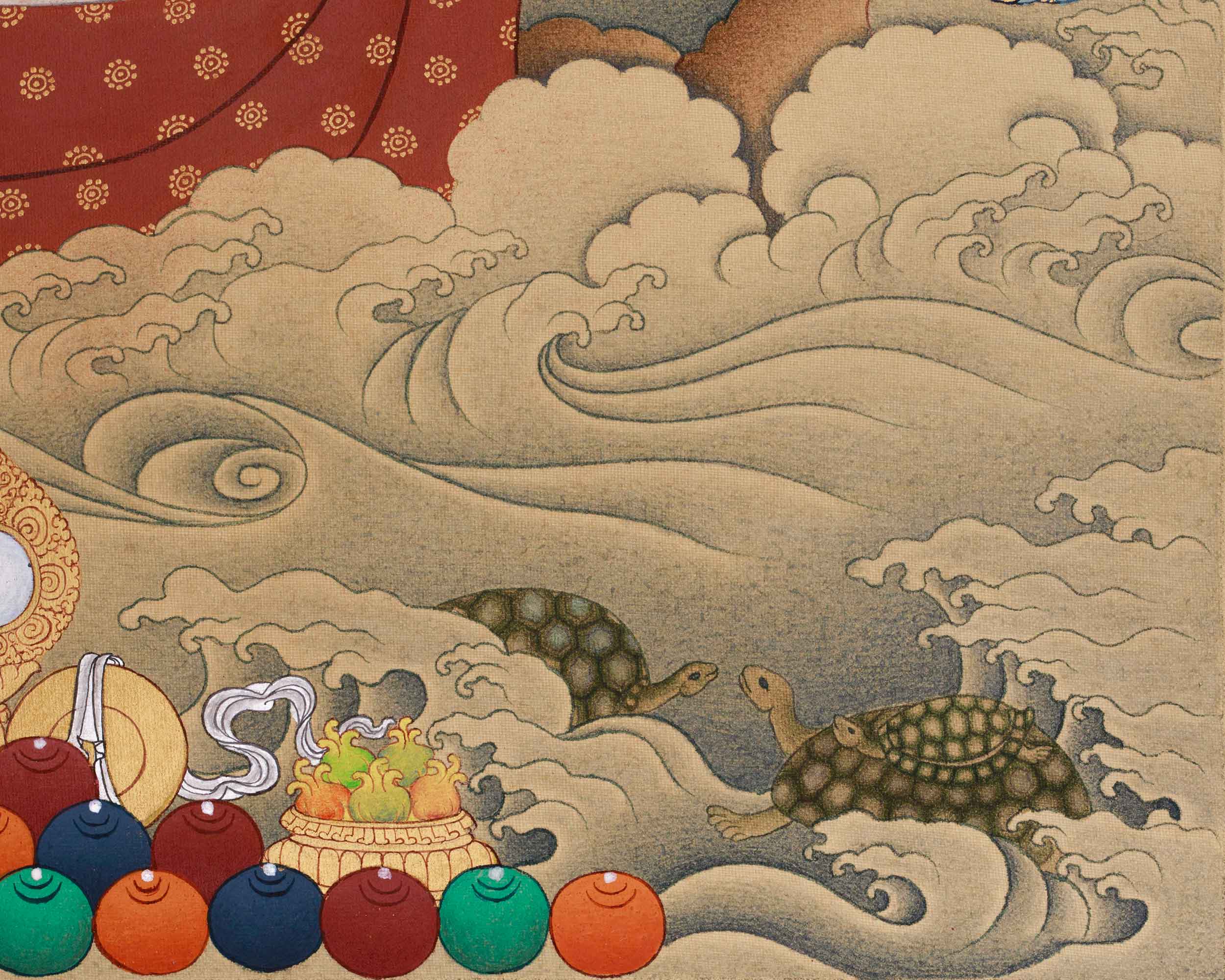 The Peaceful White Tara Painting | Bringing Compassion and Healing Energy