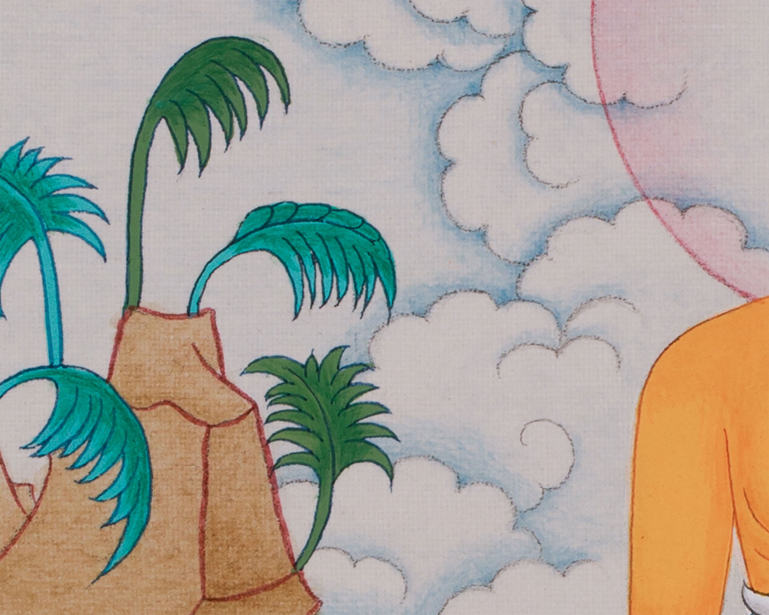 Small Shakyamuni Buddha Thangka | Zen Buddhism