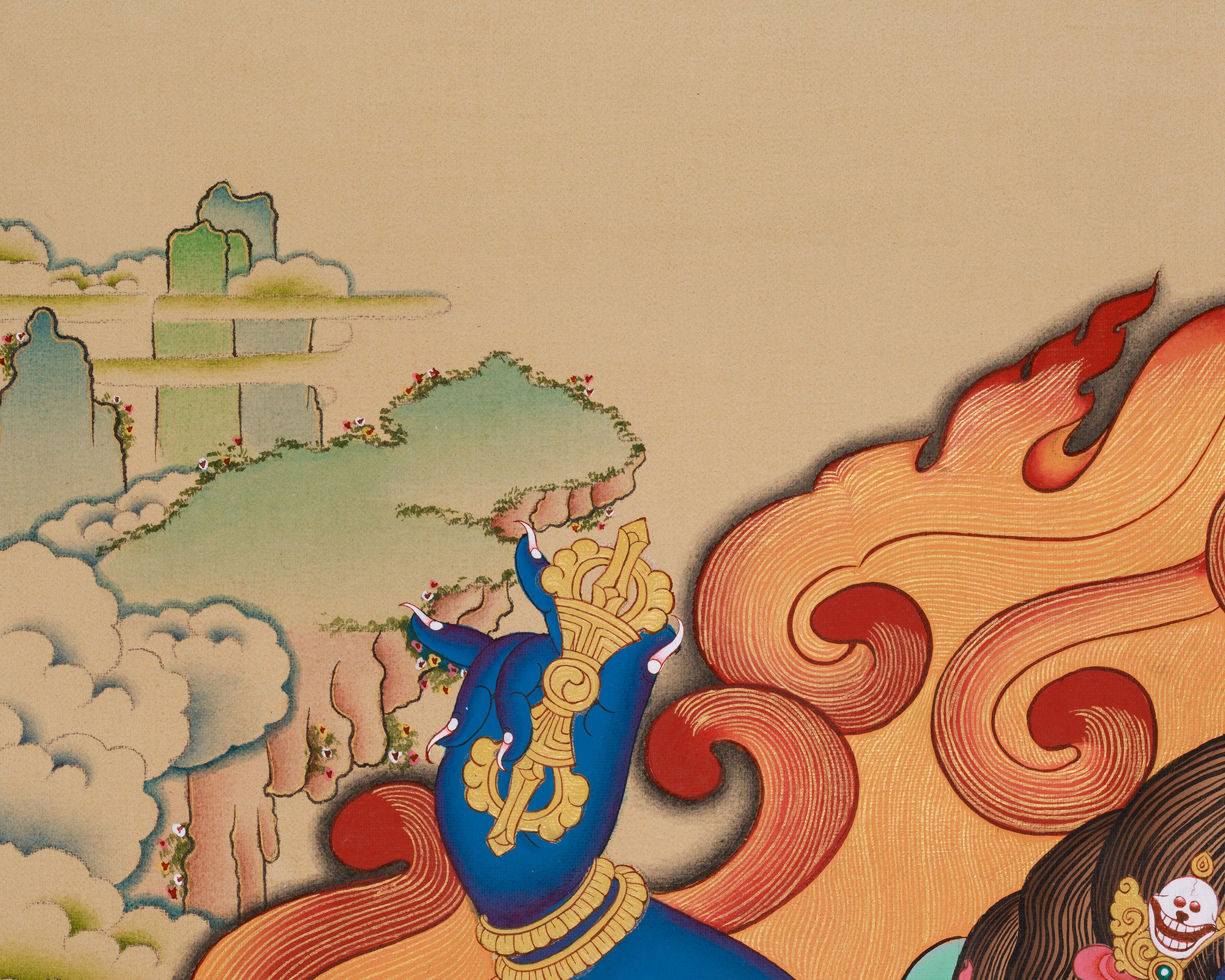 Protector of Buddha Vajrapani | Guardian of The Dharma and Enlightenment