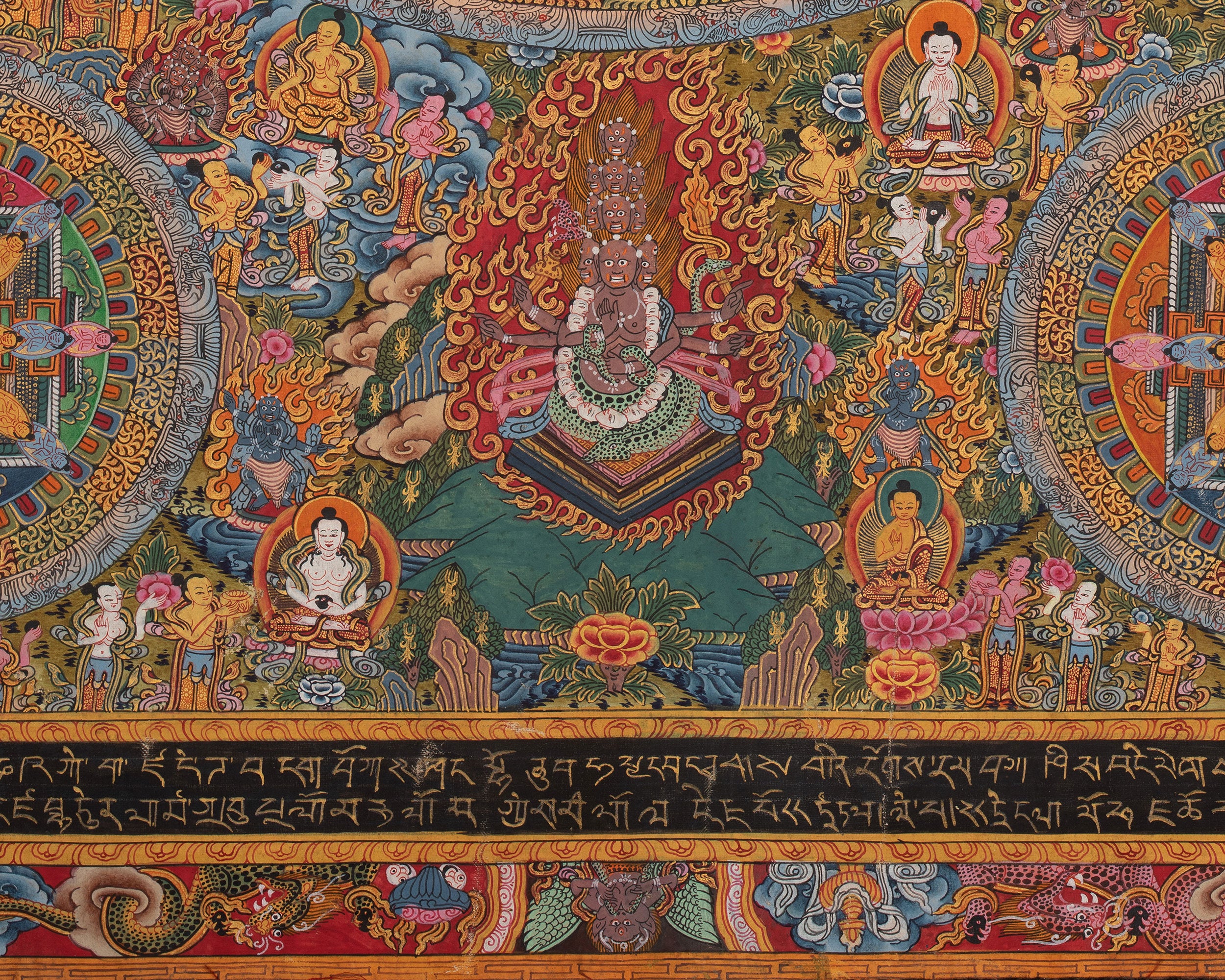 Mandala1000 Armed Lokeshvara | Buddhist Wall Hanging Mandala