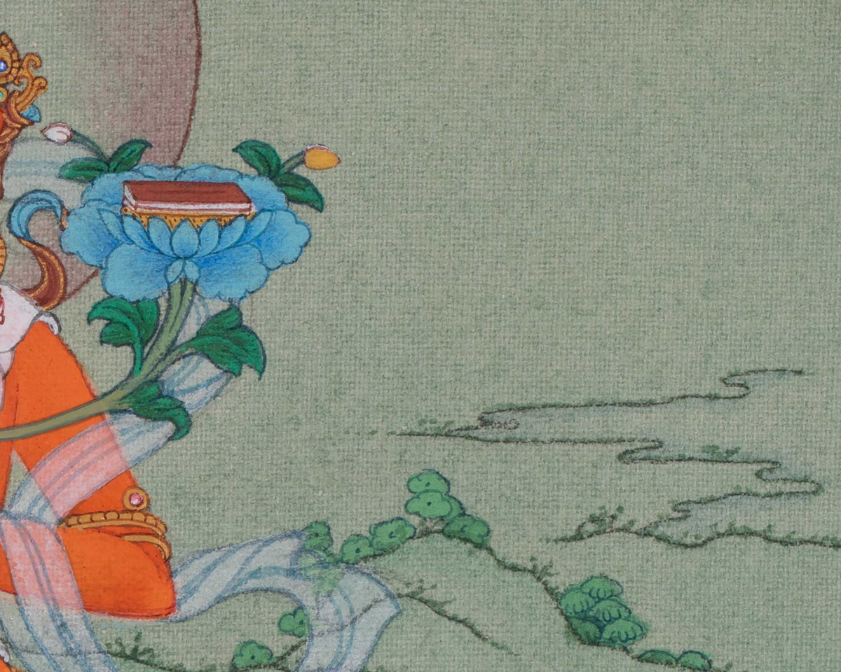 Manjushri Vajrayana Art | Represents Supreme Transcendent Wisdom