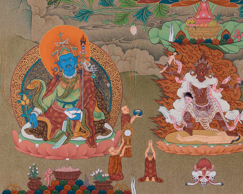 The Second Buddha Guru Padmasambhava | A Masterpiece of Divine Assembly