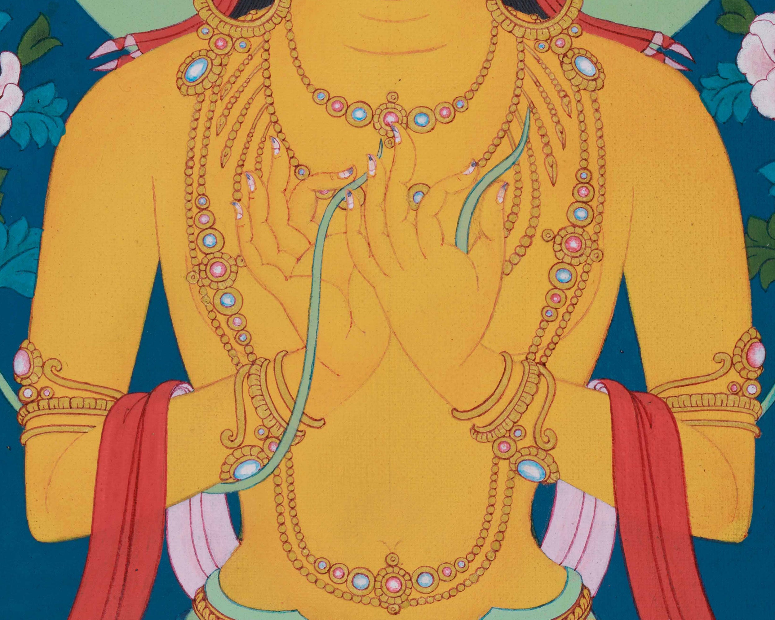 The Buddha of Future, Maitreya Thangka | Buddha of Hope and Enlightenment