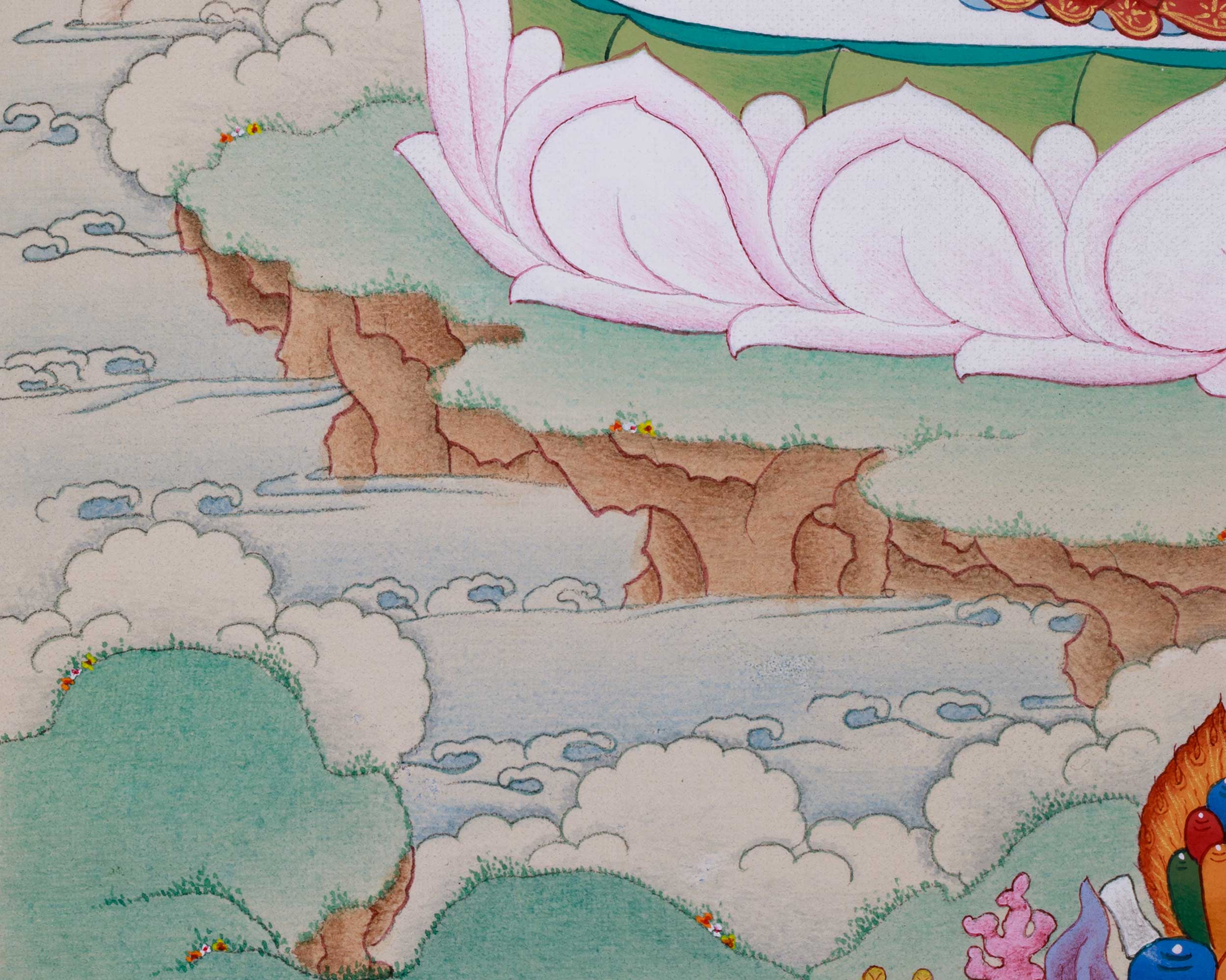 Saraswati: Mother Yangchenma Thangka