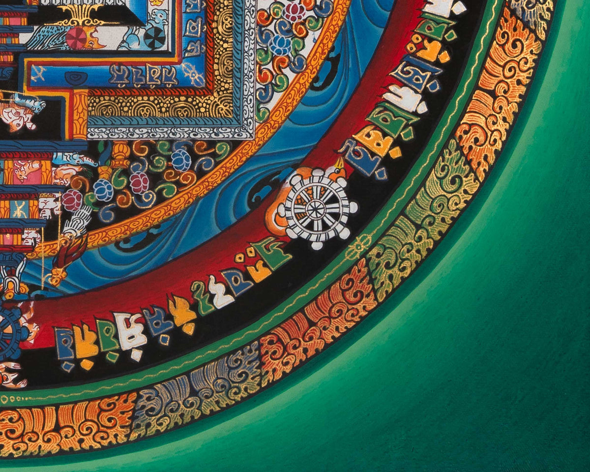 Kalachakra Mandala | Small Size Wall Decoration Painting