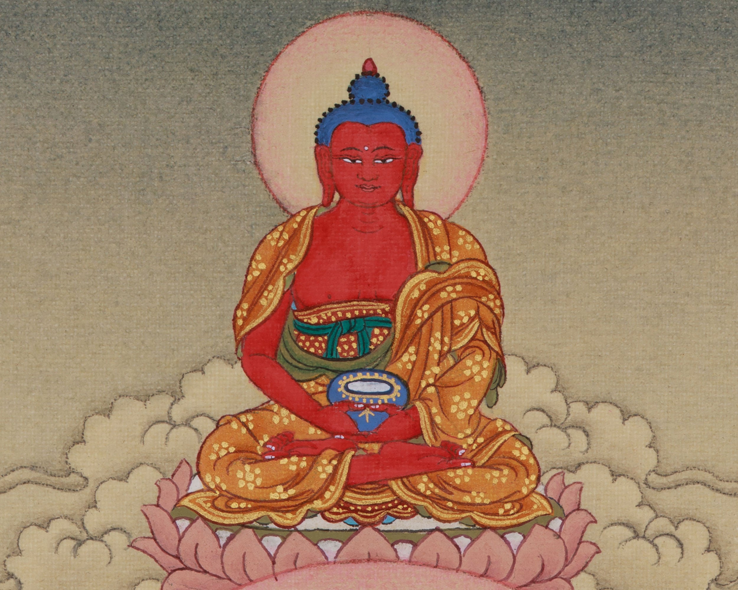 Vajrayana Deity Red Tara Thangka | Tibetan Deity of Compassionate Power