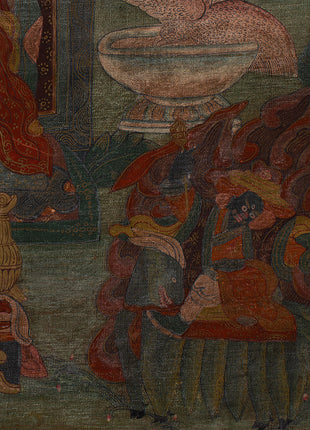 Historic Tibetan Buddhist Masters Artwork | Vintage Collectible