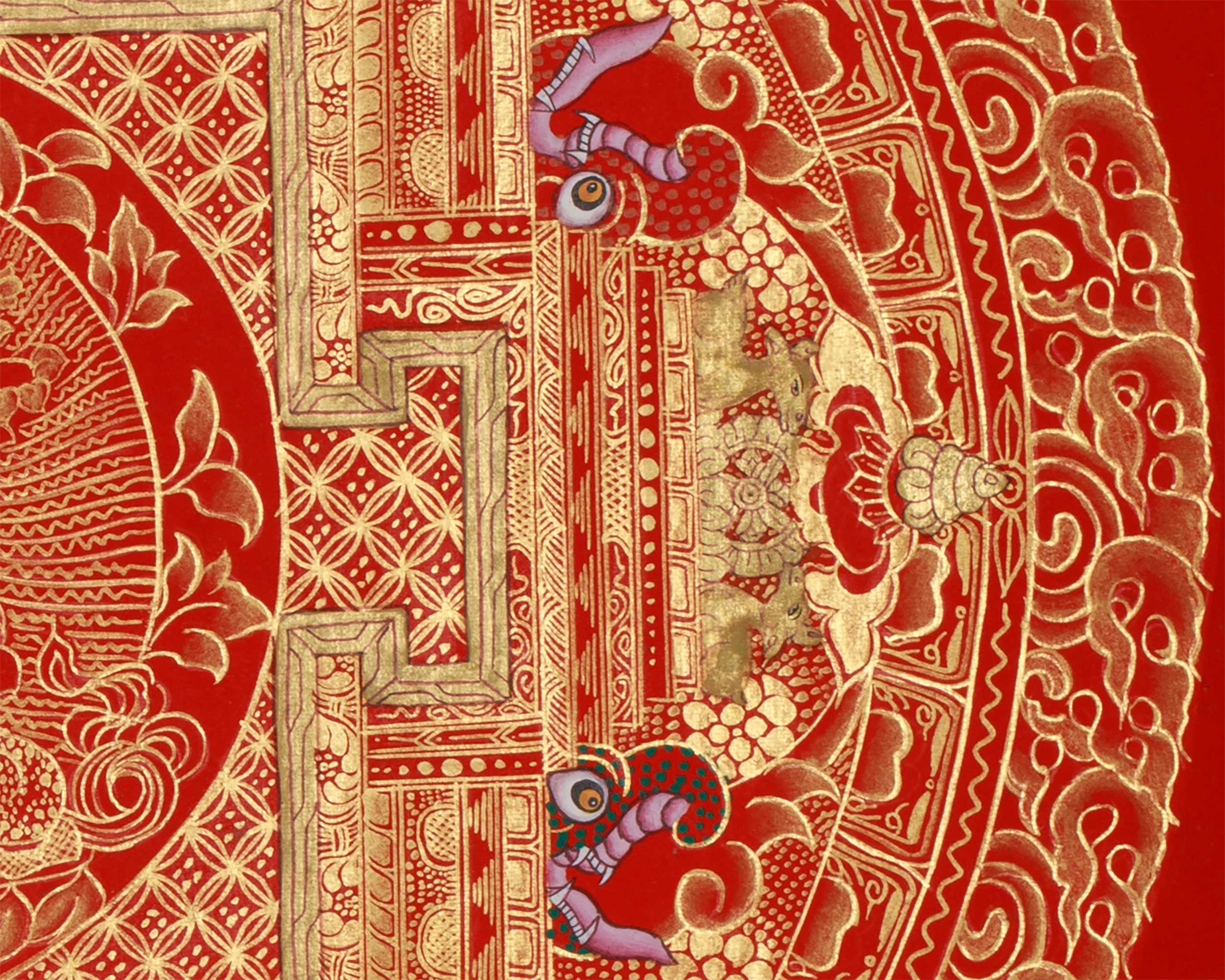 Manjushri and Shakyamuni Buddha Mandala | Buddha of Wisdom and Enlightenment