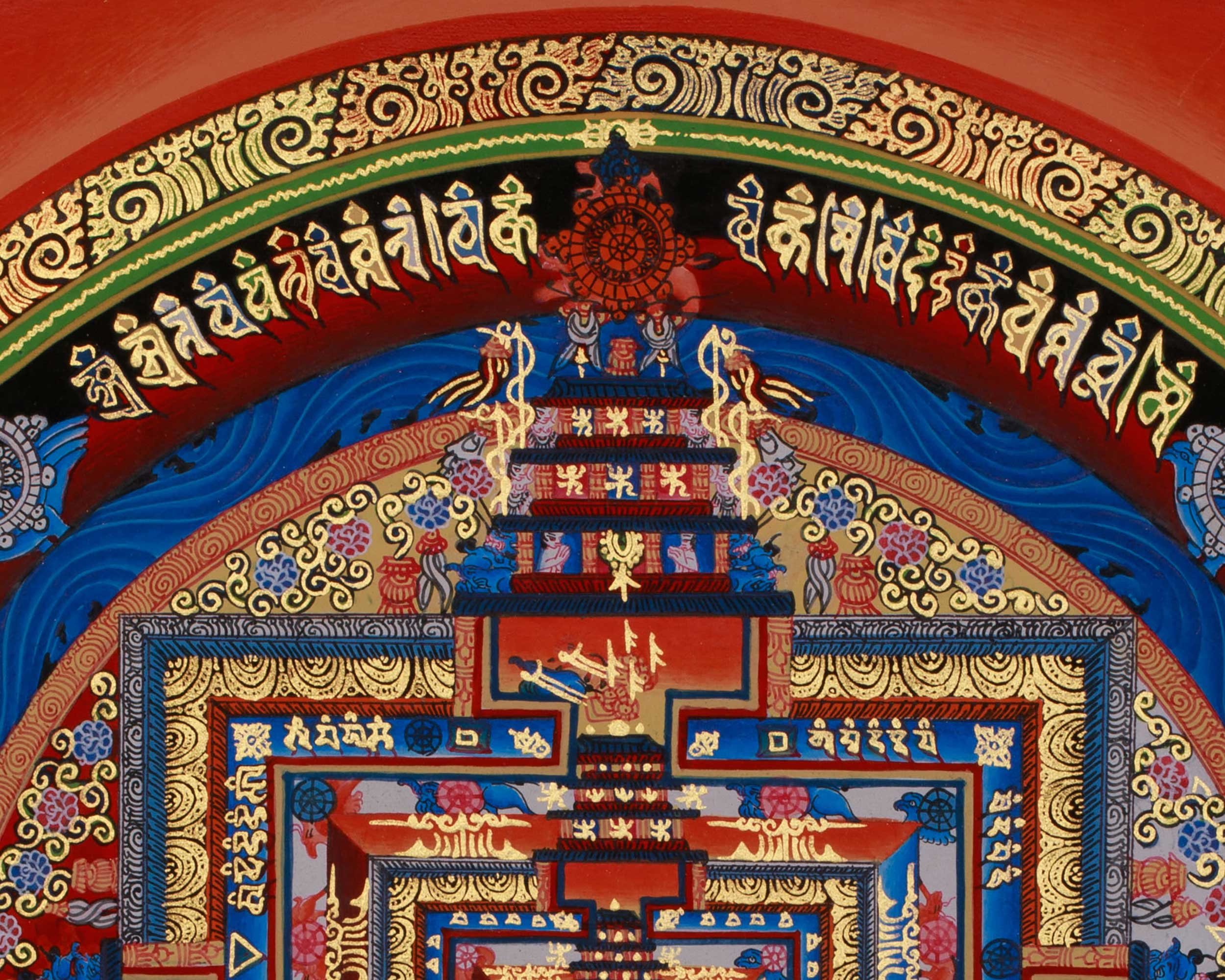The Kalachakra Mandala Thangka | Tibetan Artwork of the Wheel of Time