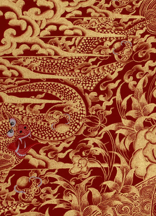 Red Amida Buddha Thangka | Lord of the Western Pure Land and Infinite Light
