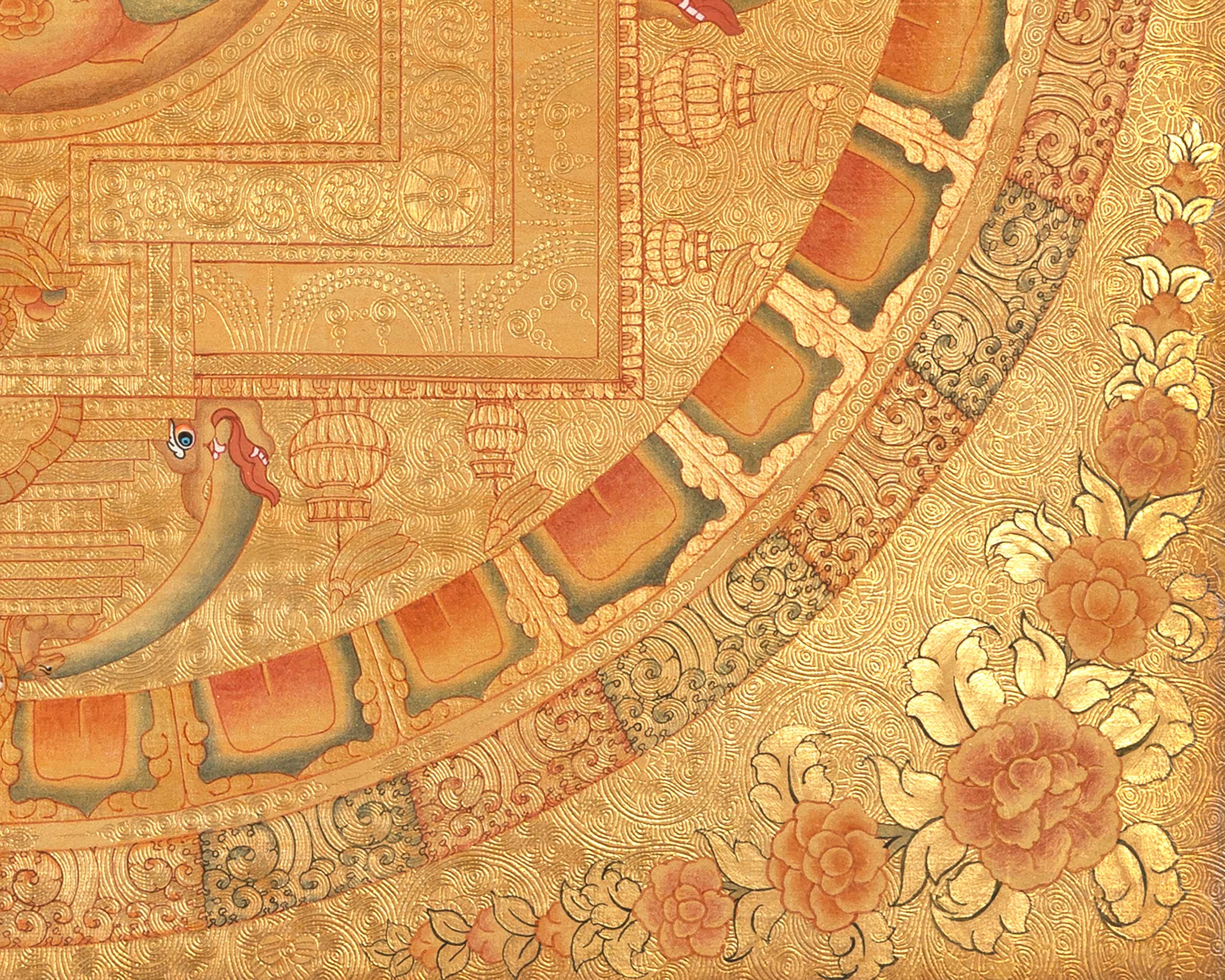 Shakyamuni Buddha Mandala | Wall Decoration Painting